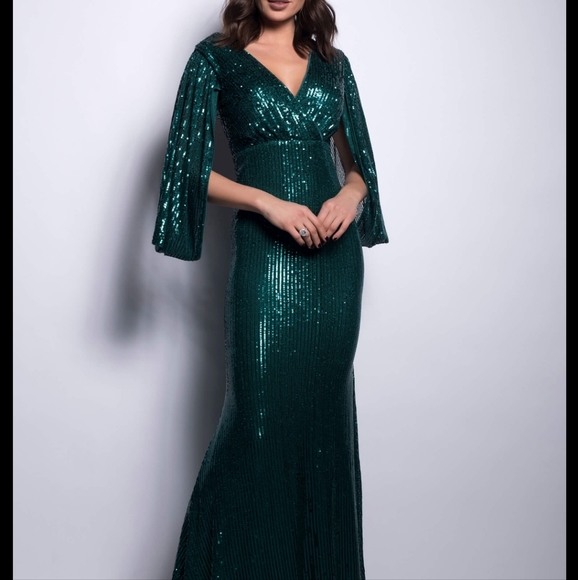 Green Sequin Dress - Picture 1 of 5